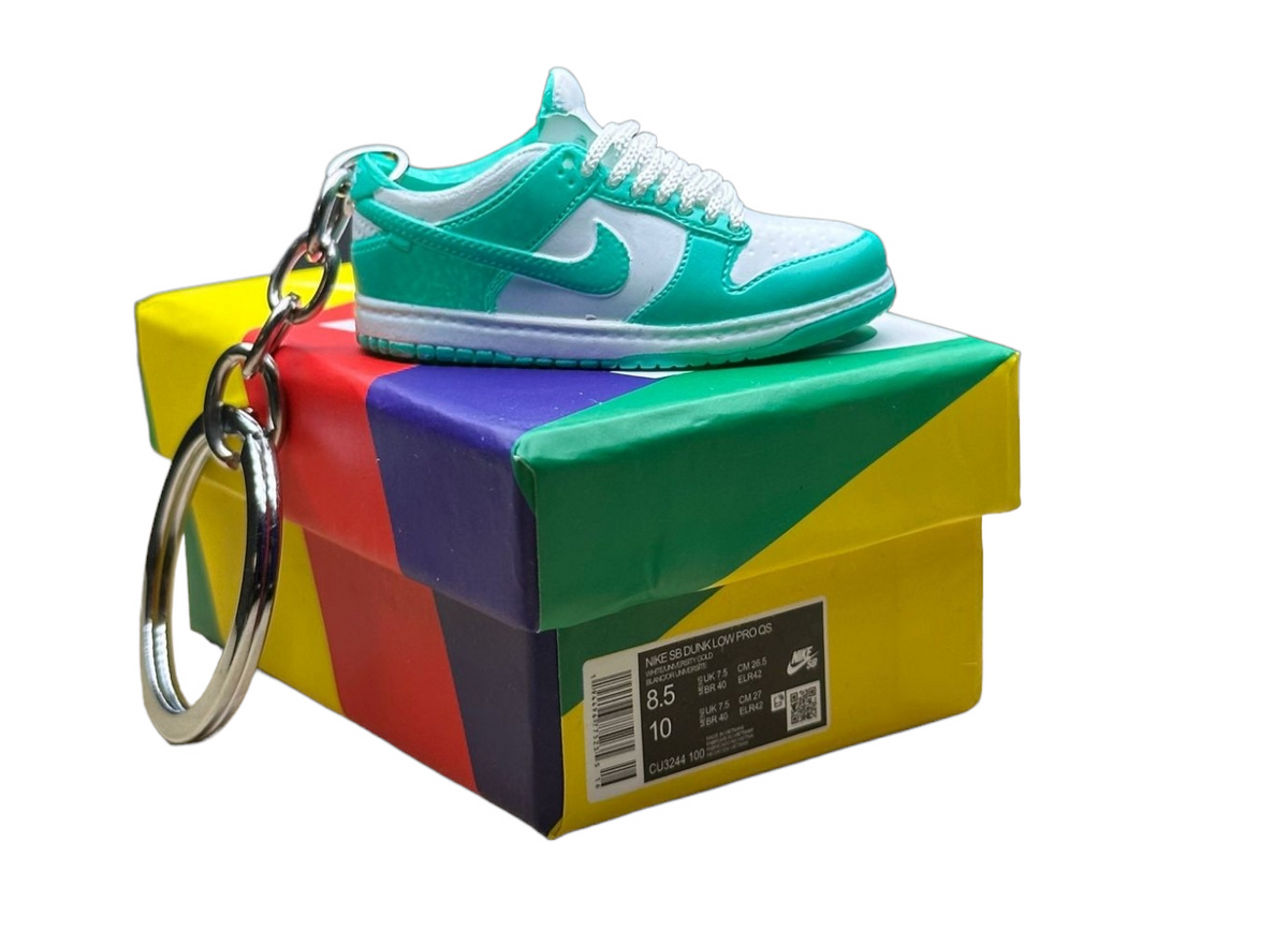 LK Low Dunks Trainer Keychain With Mini Shoe Box