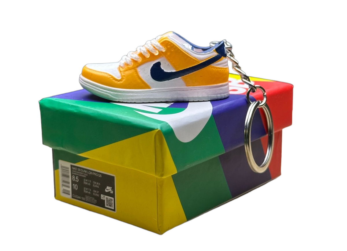LK Low Dunks Trainer Keychain With Mini Shoe Box