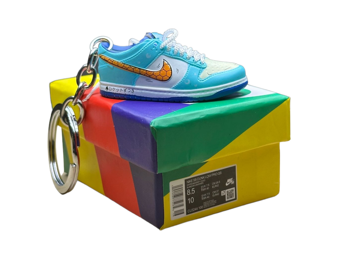 LK Low Dunks Trainer Keychain With Mini Shoe Box