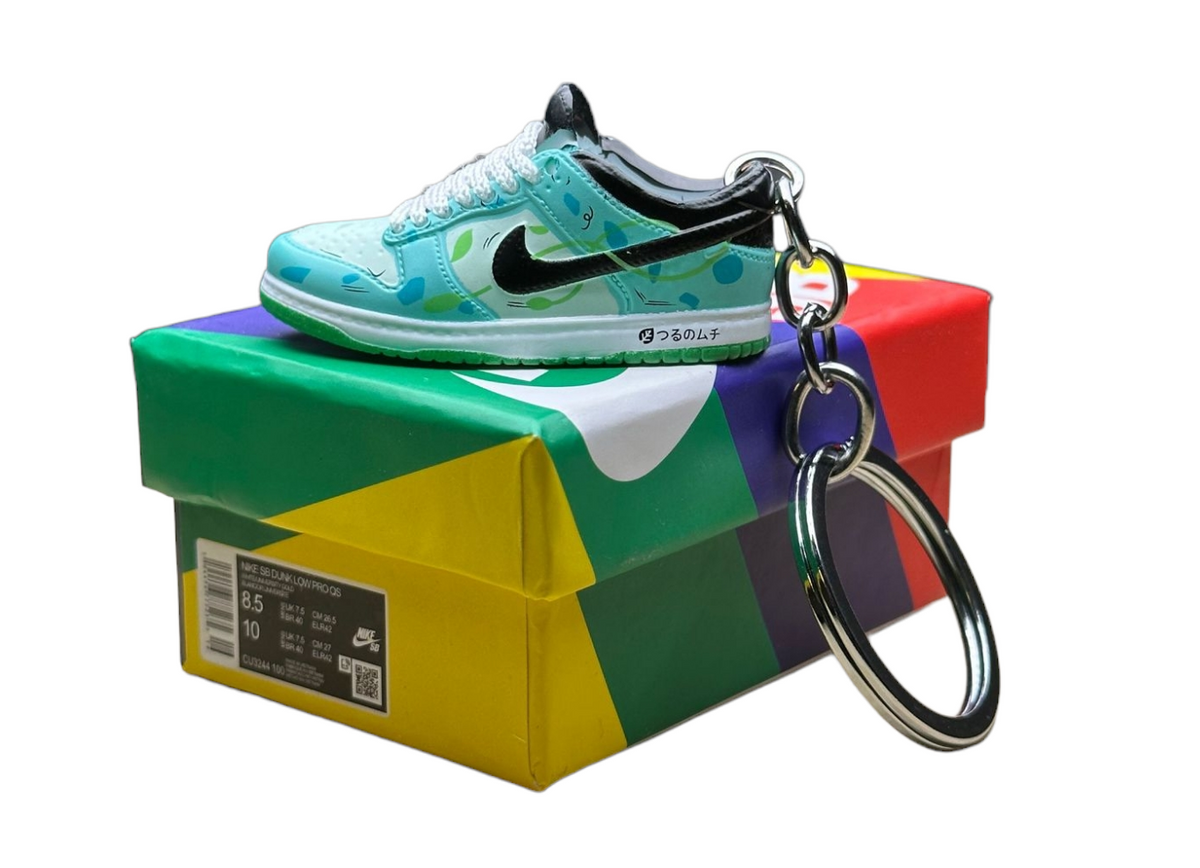 LK Low Dunks Trainer Keychain With Mini Shoe Box