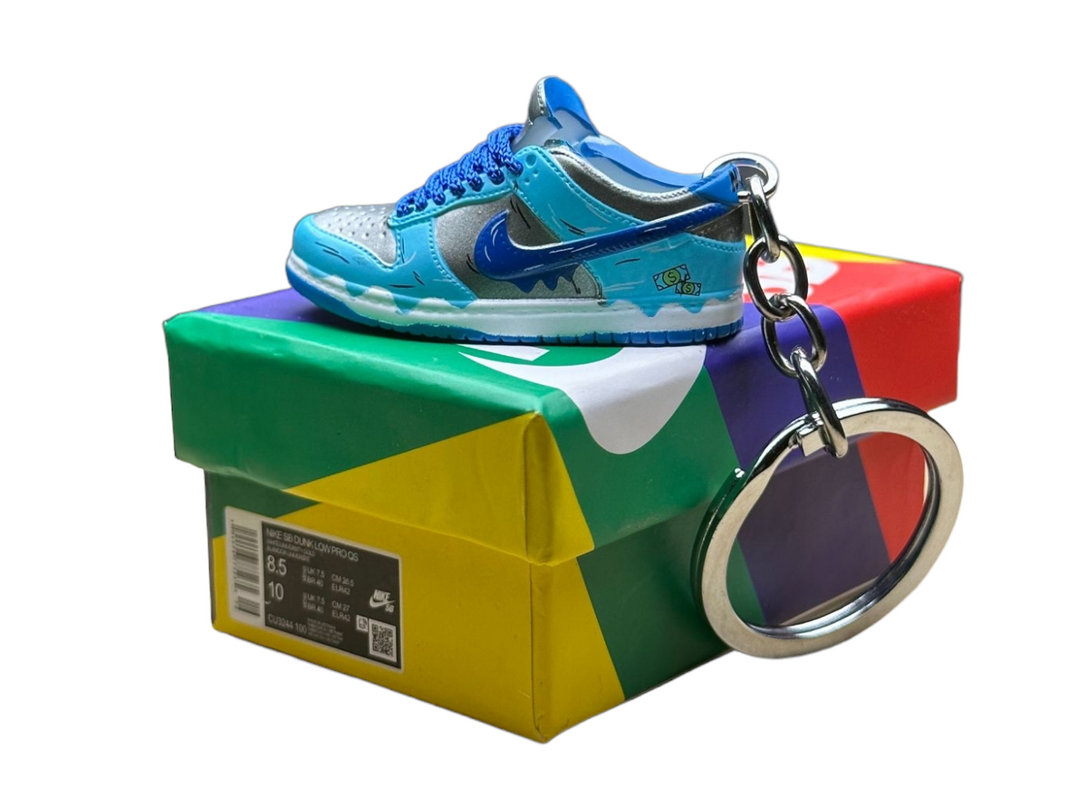LK Low Dunks Trainer Keychain With Mini Shoe Box