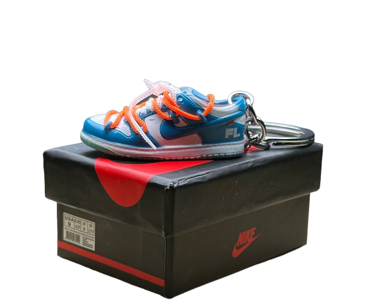 Futura x LK Low Dunks Trainer Keychain With Mini Shoe Box