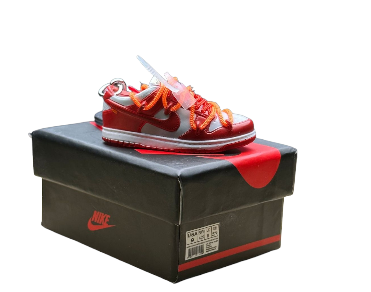 Futura x LK Low Dunks Trainer Keychain With Mini Shoe Box