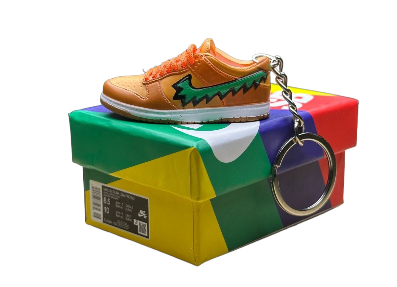 LKGD Low Dunks Trainer Keychain With Mini Shoe Box