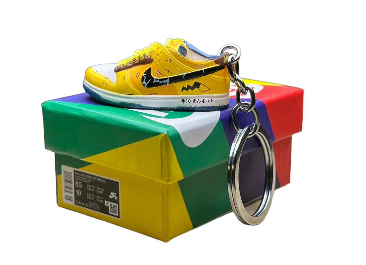 LK Low Dunks Trainer Keychain With Mini Shoe Box