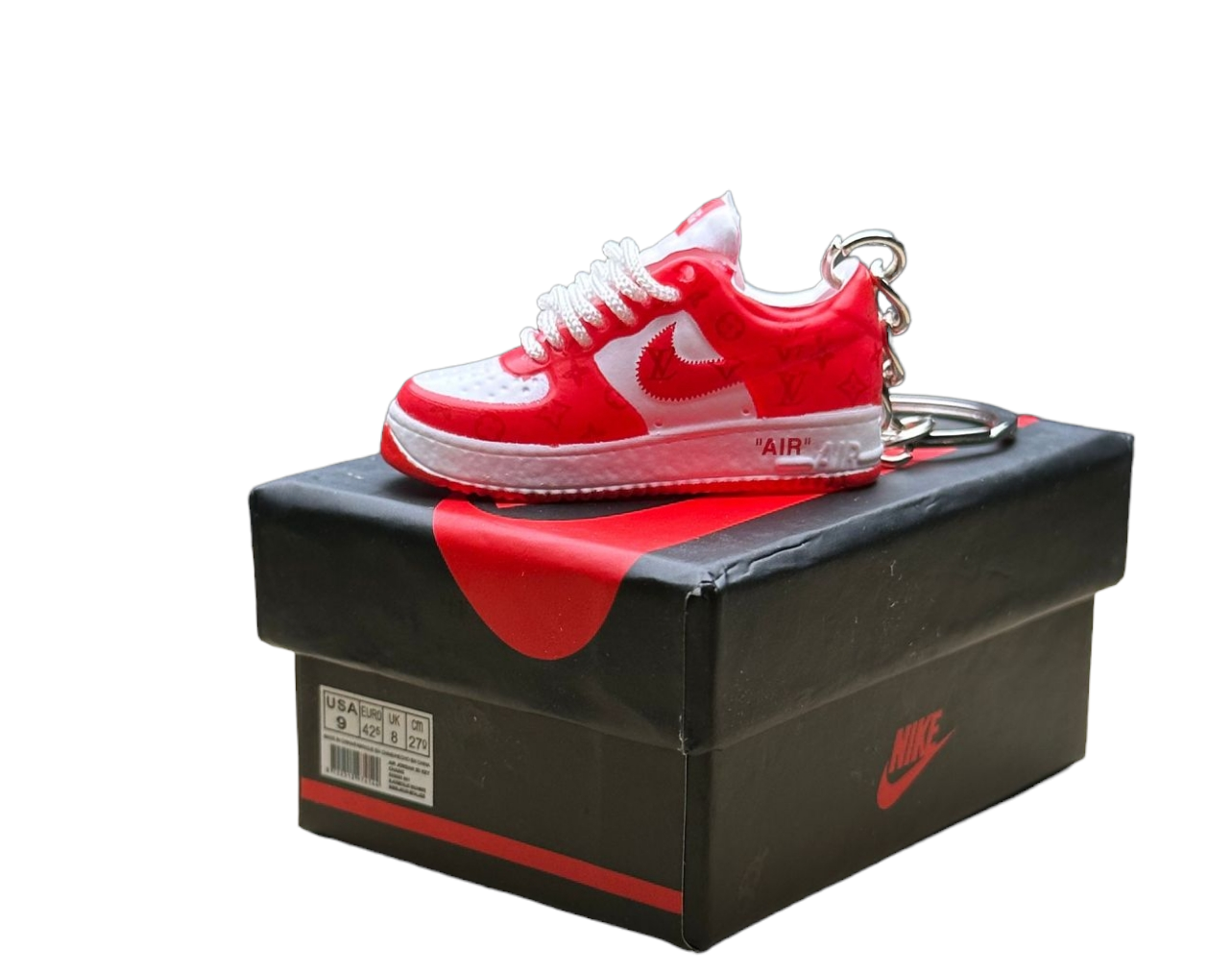 AF 1 LKV Low Trainer Keychain With Mini Shoe Box