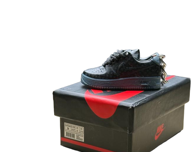 AF 1 LKV Low Trainer Keychain With Mini Shoe Box