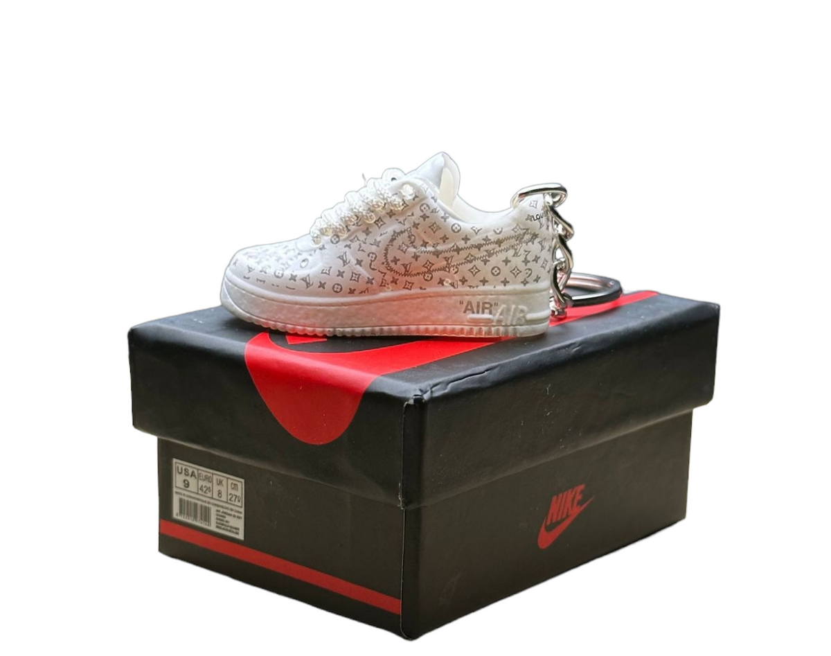 AF 1 LKV Low Trainer Keychain With Mini Shoe Box
