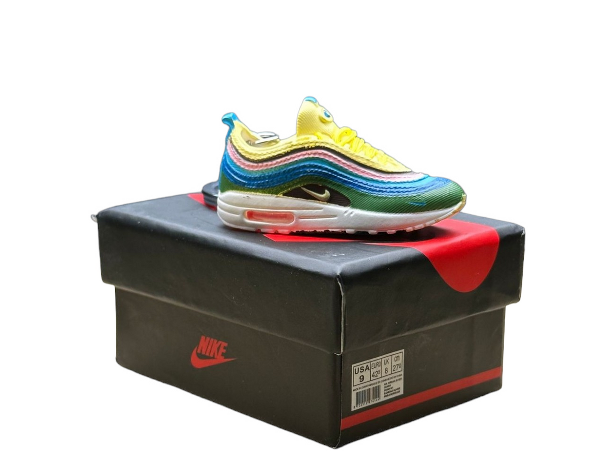 LKMAX 4 97 OG Trainer Keychain With Mini Shoe Box
