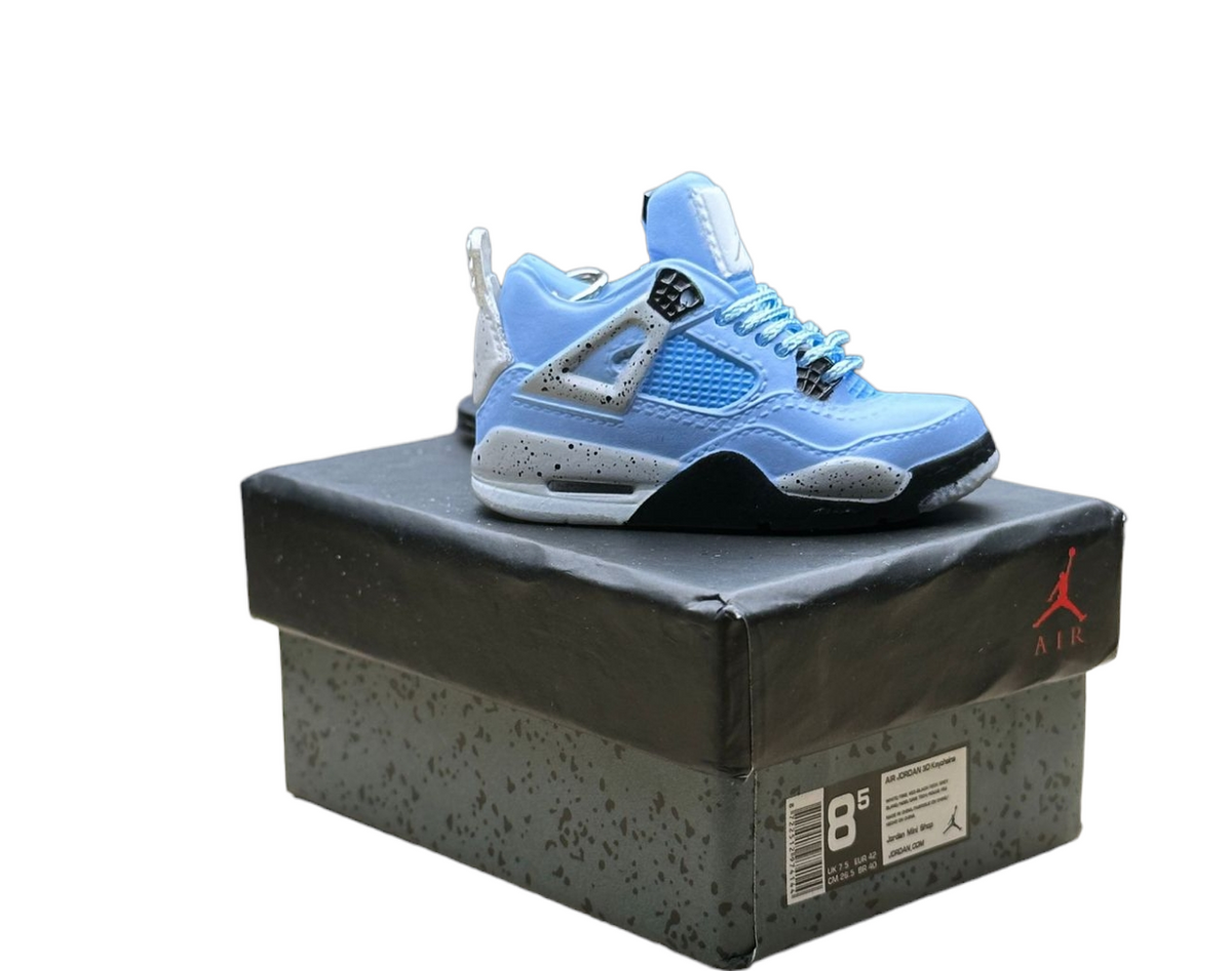 LKJ 4 Trainer Keychain With Mini Shoe Box