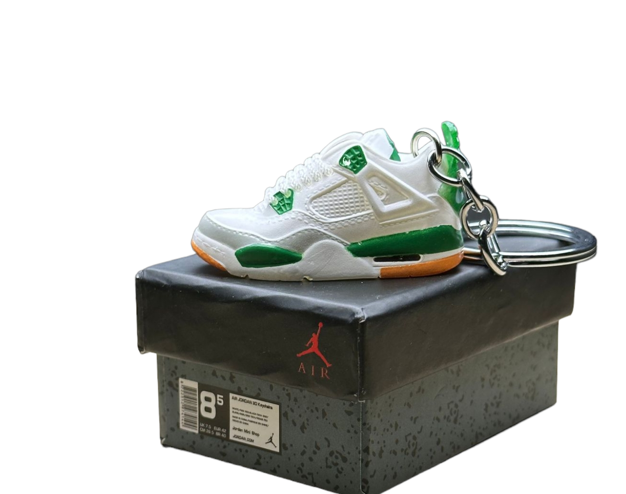 LKJ 4 Trainer Keychain With Mini Shoe Box