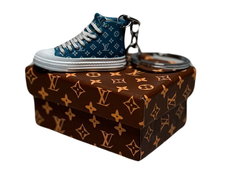 LKV Converse High Top Trainer Keychain With Mini Shoe Box