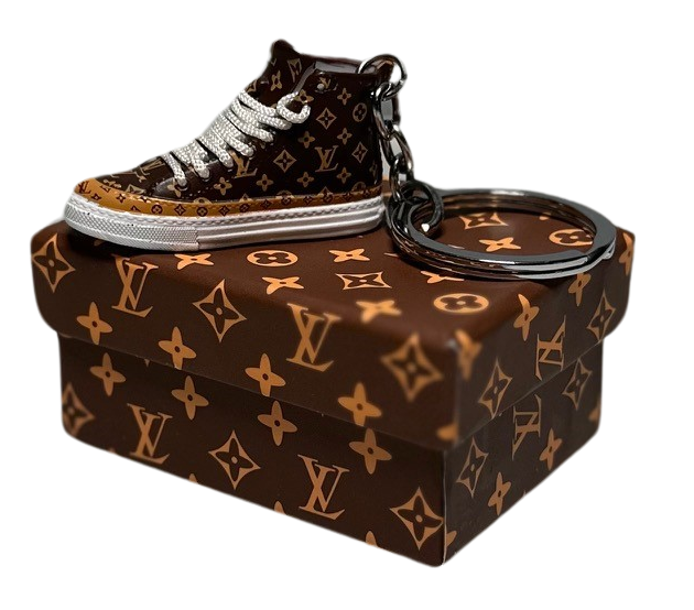 LKV Converse High Top Trainer Keychain With Mini Shoe Box