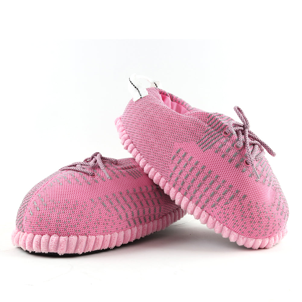 LKZY Boost 350 V2 Reflective Luminous Pink Trainer Sneaker Slippers