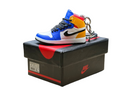 LKJ 1 High Top Trainer Keychain With Mini Shoe Box