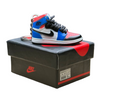 LKJ 1 High Top Trainer Keychain With Mini Shoe Box