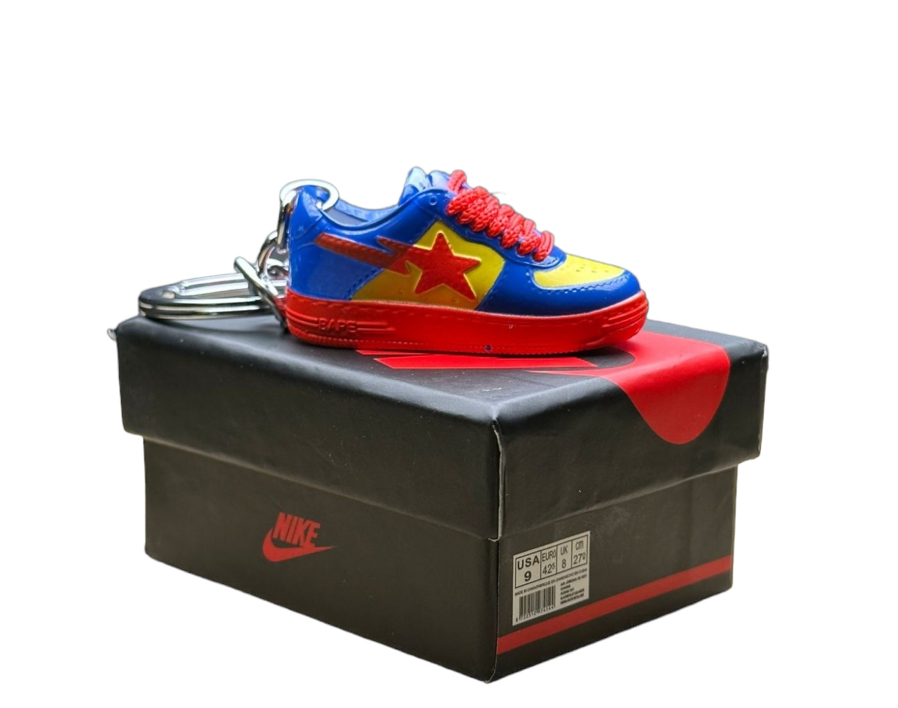 LKBAPE Trainer Keychain With Mini Shoe Box