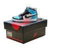 LKJ 1 High Top Trainer Keychain With Mini Shoe Box