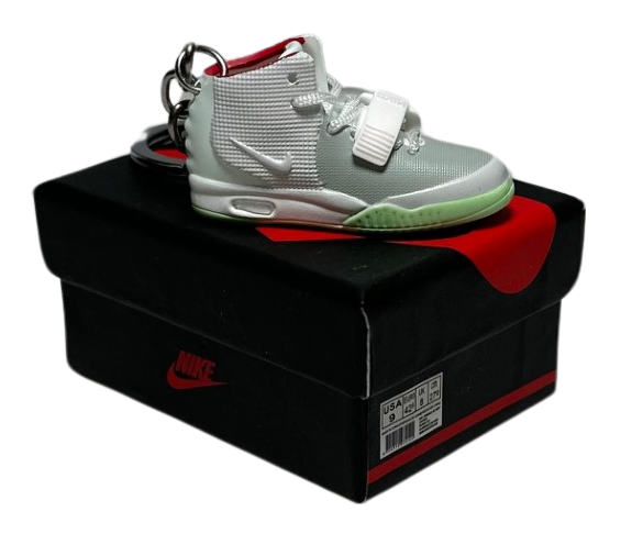 Air LKZY 2 Trainer Keychain With Mini Shoe Box