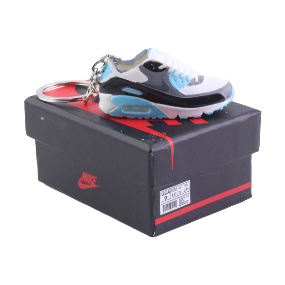 LKMAX 4 90 OG Trainer Keychain With Mini Shoe Box