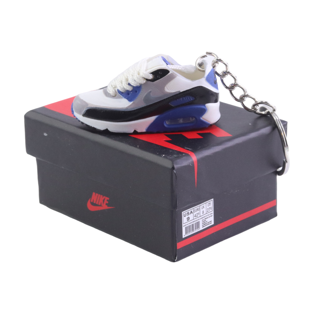 LKMAX 4 90 OG Trainer Keychain With Mini Shoe Box