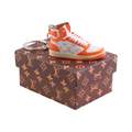 LKV Hi Top Sneaker Trainer Keychain With Mini Shoe Box