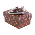 LKV X LKAF 1 VIRGIL ABLOH Sneaker Trainer Keychain With Mini Shoe Box