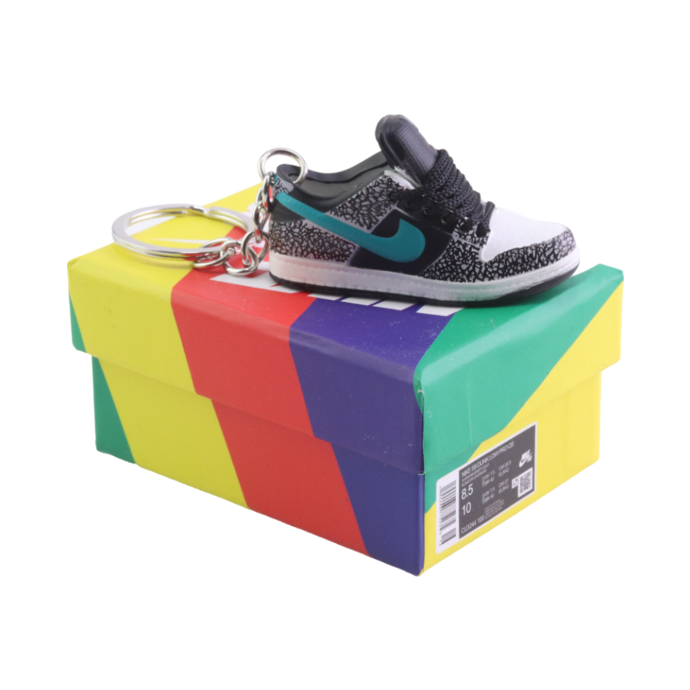 LK Low ATMOS ELEPHANT Dunks Trainer Keychain With Mini Shoe Box