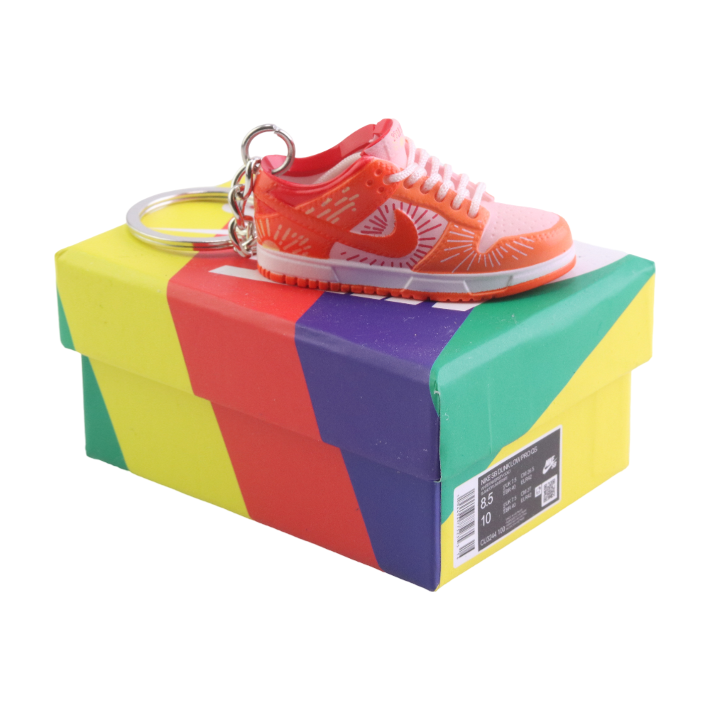 LK Low WINTER SOLTICE Dunks Trainer Keychain With Mini Shoe Box