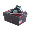 LKJ 1 High Top Trainer Keychain With Mini Shoe Box