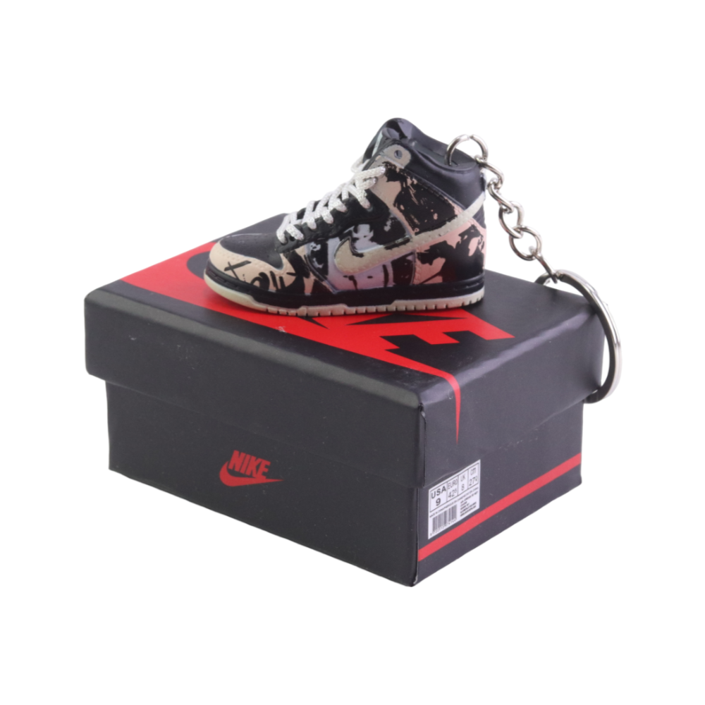 LKJ 1 UNKLE X High Top Trainer Keychain With Mini Shoe Box