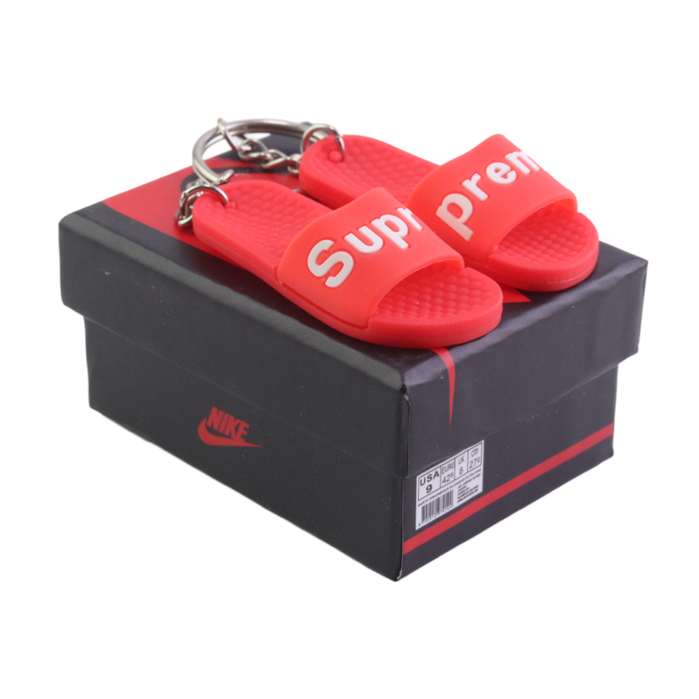 LKREME Mini Sliders Keychain With Mini Shoe Box