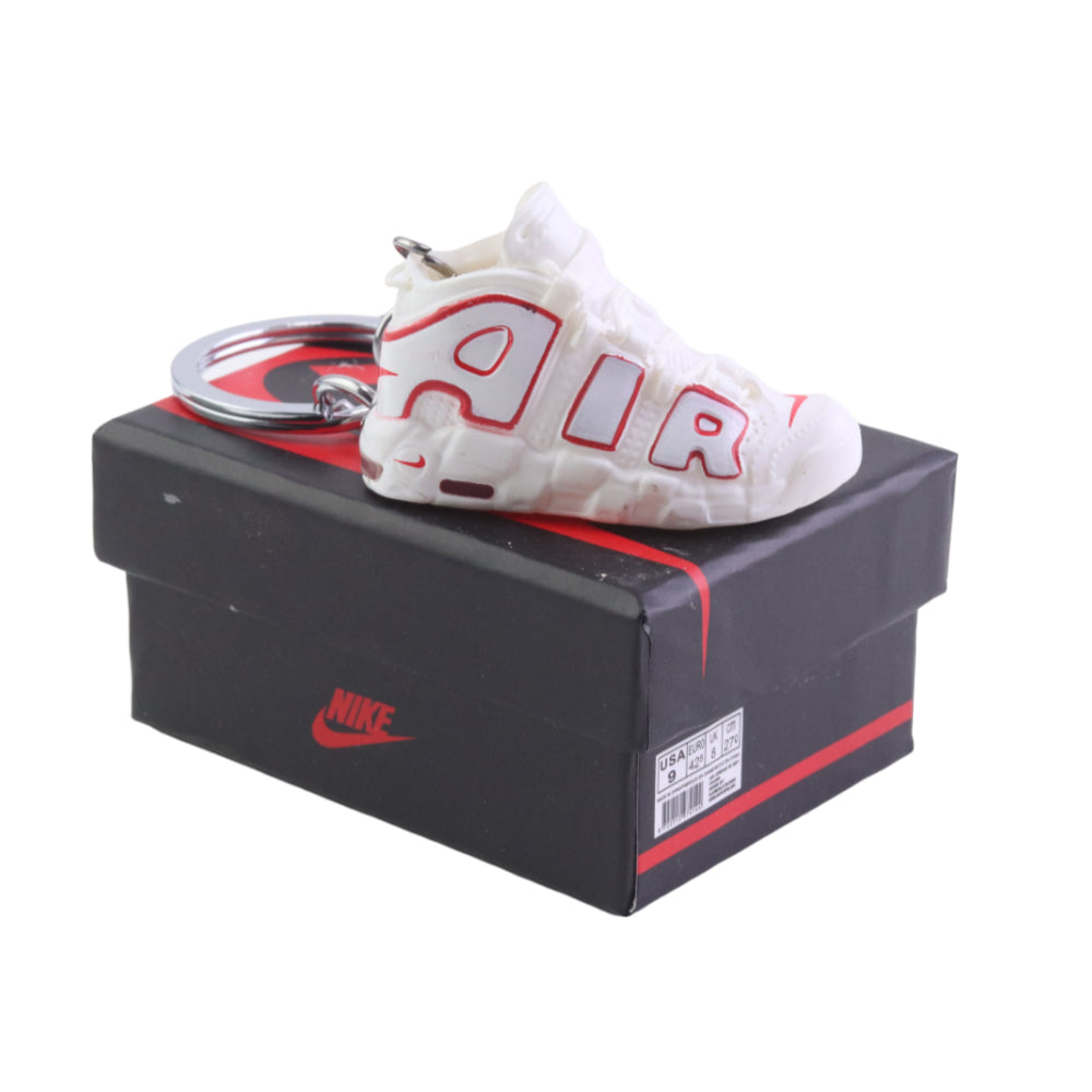 Air More Uptempo Trainer Keychain With Mini Shoe Box