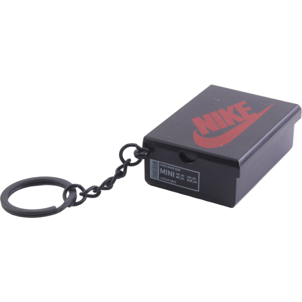 Black Mini Shoe Box Keychain