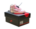 LKJ 1 High Top Trainer Keychain With Mini Shoe Box