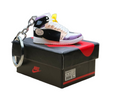 LKJ 1 High Top Trainer Keychain With Mini Shoe Box