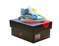 LKJ 1 High Top Trainer Keychain With Mini Shoe Box