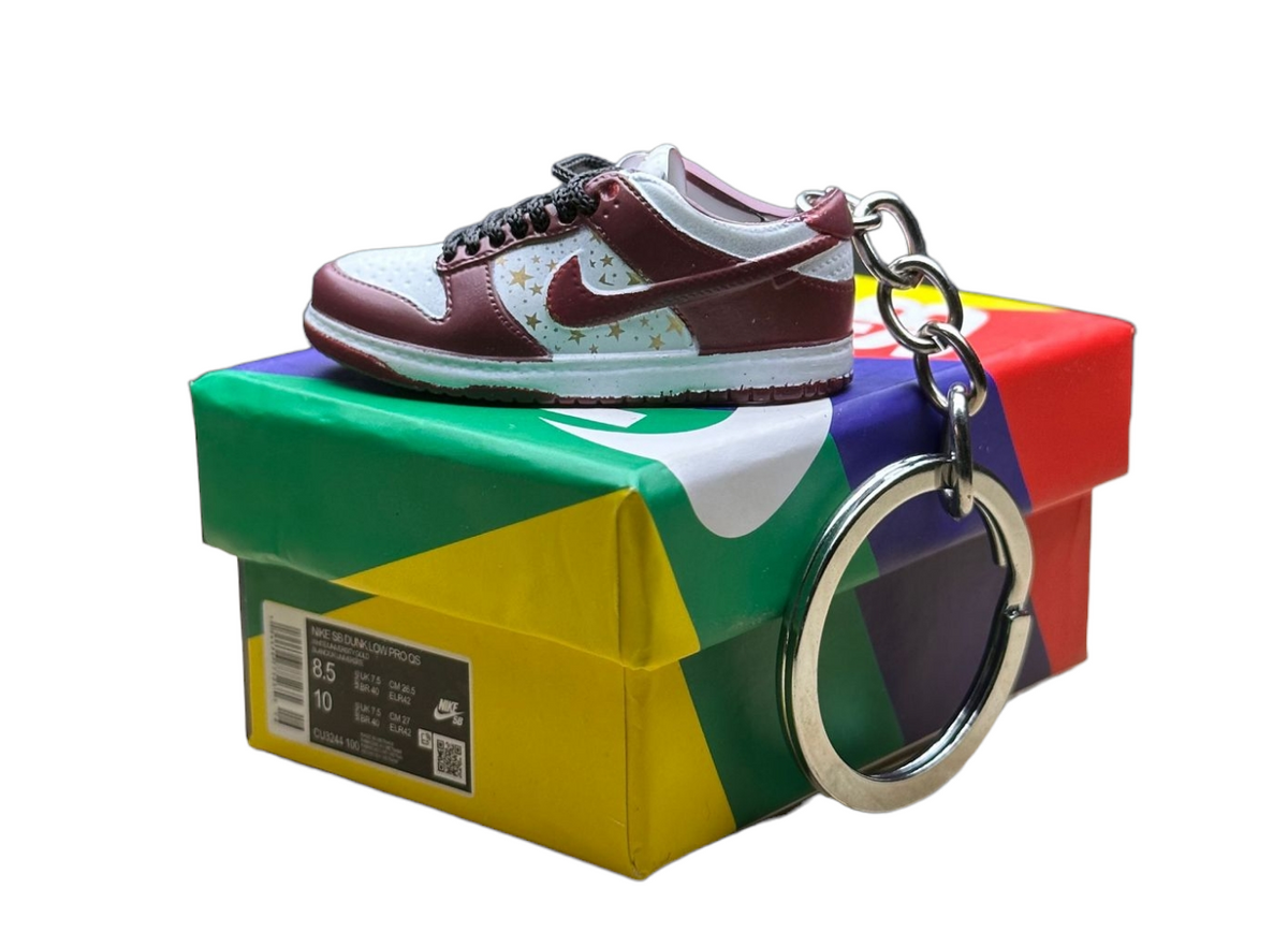 LKREME x LK Low Dunks Trainer Keychain With Mini Shoe Box