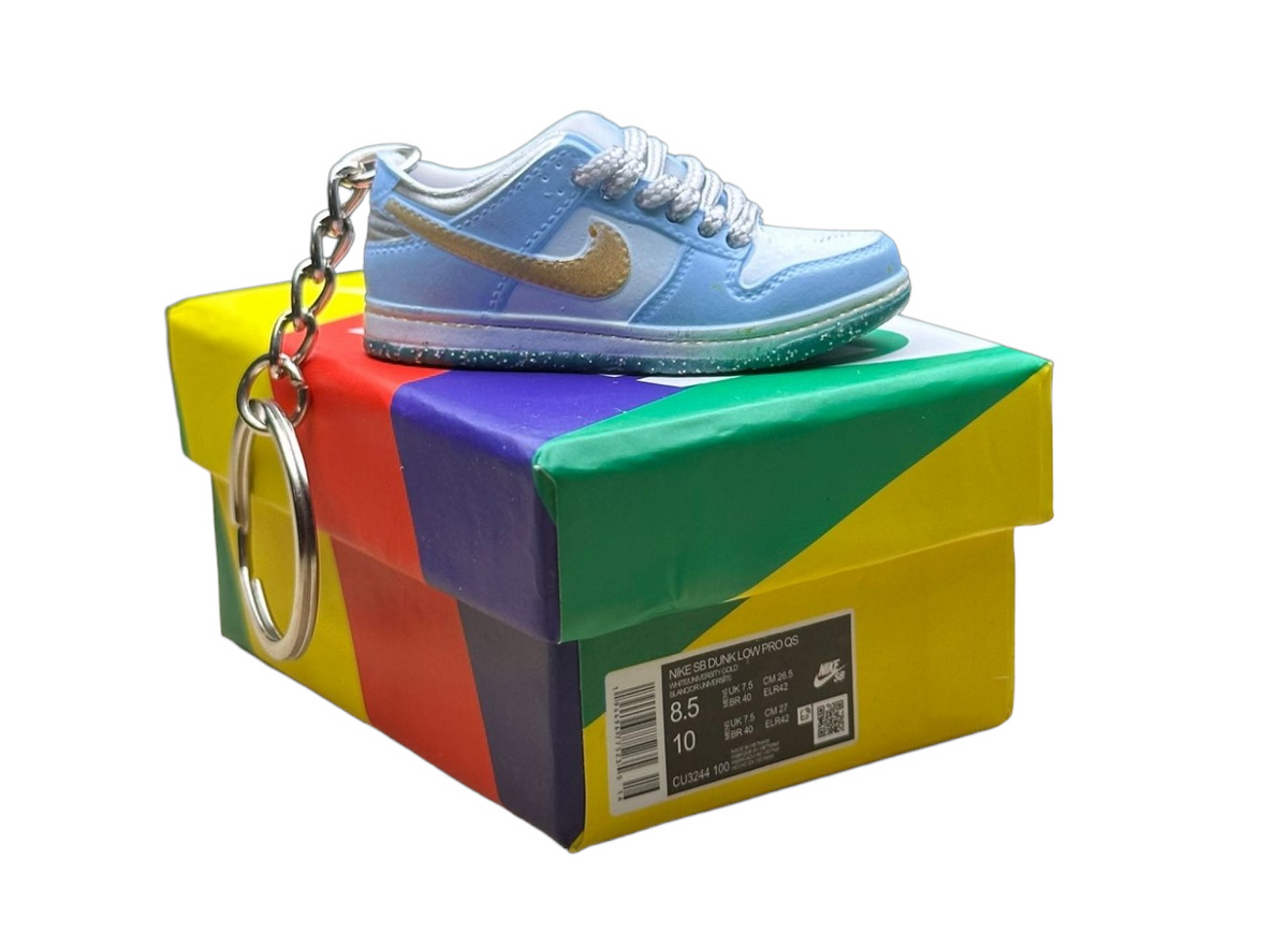 Sean.C x LK Low Dunks Trainer Keychain With Mini Shoe Box