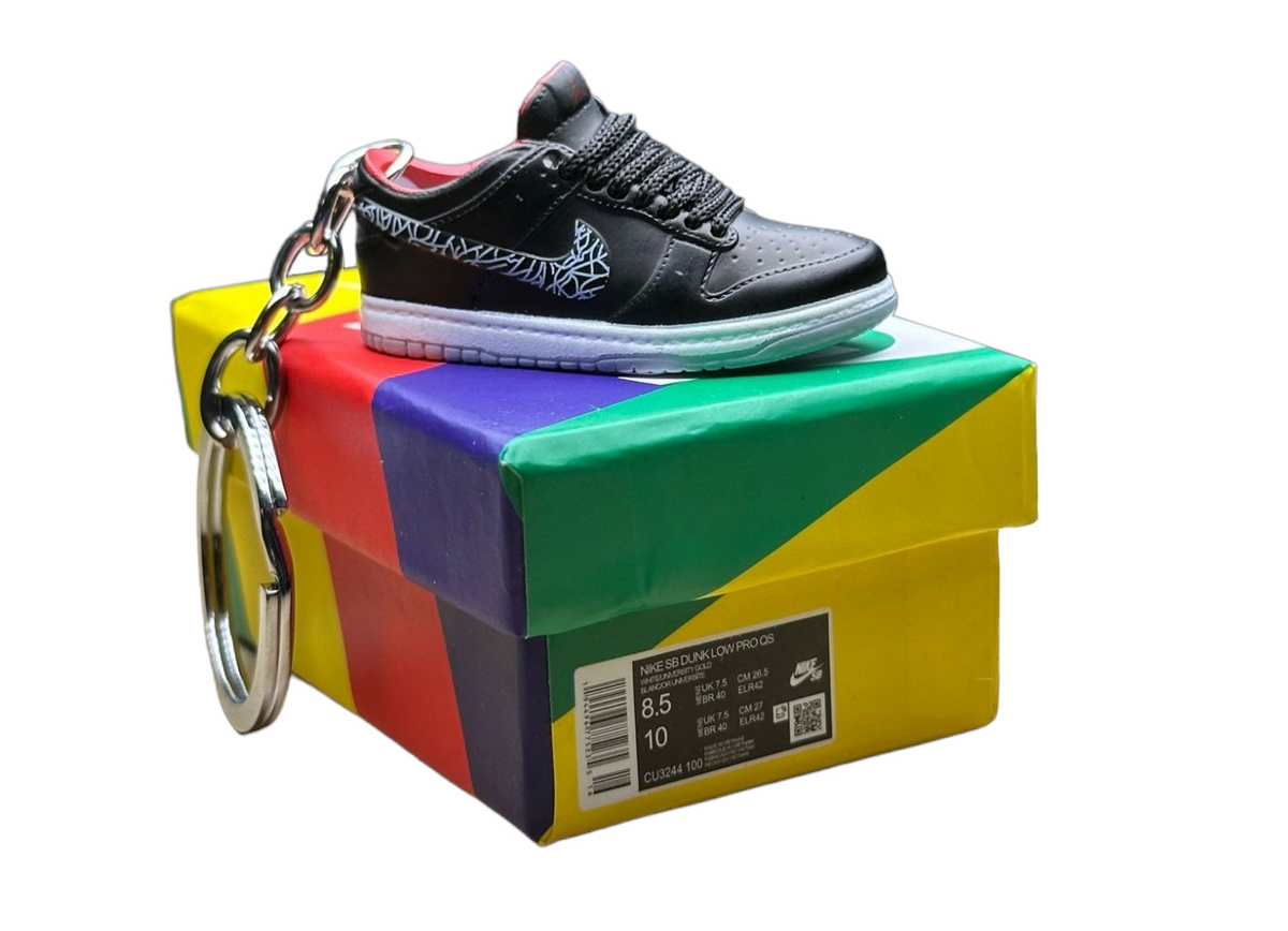 LK Low Dunks Trainer Keychain With Mini Shoe Box