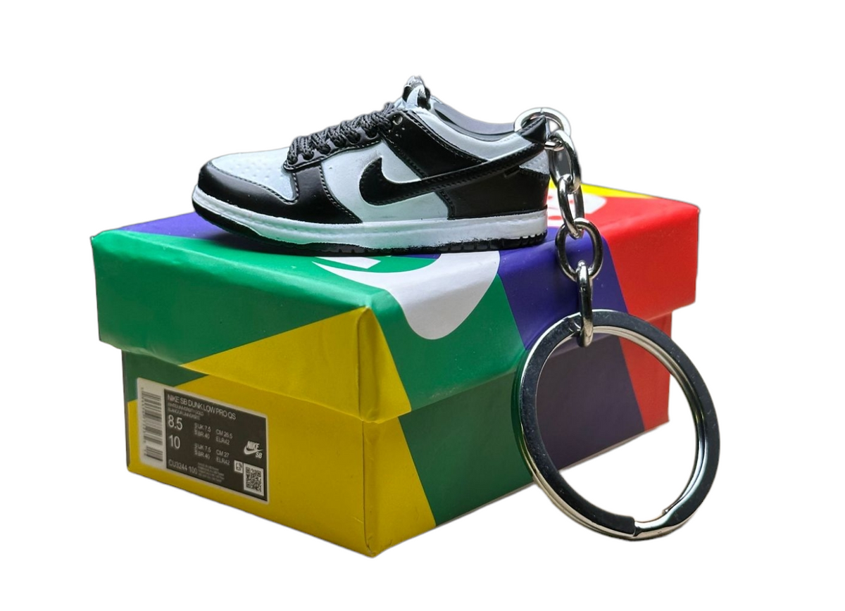 LK Low Dunks Trainer Keychain With Mini Shoe Box