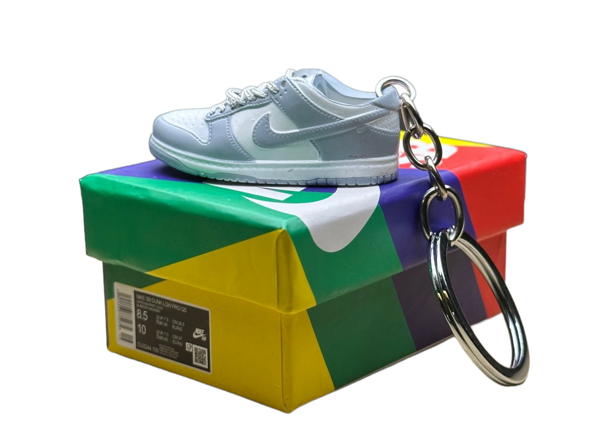 LK Low Dunks Trainer Keychain With Mini Shoe Box