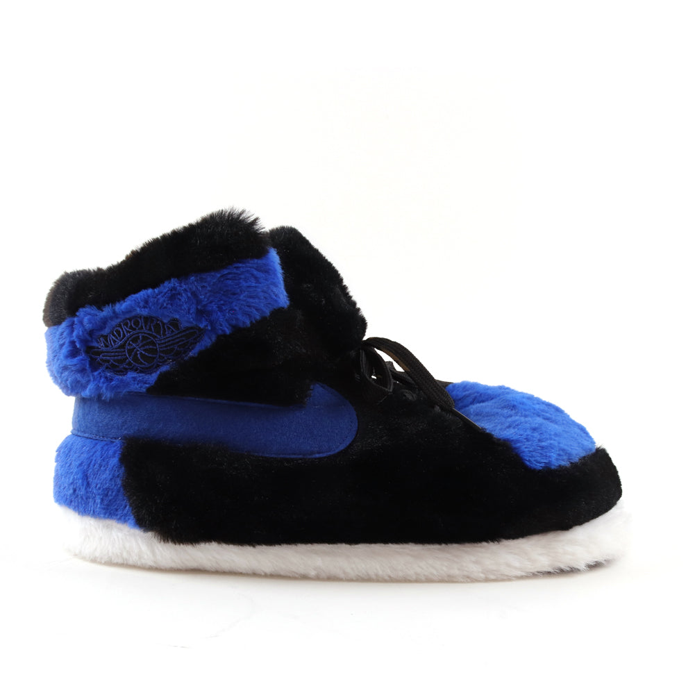 LKJ 1 Retro Royal Blue Hi Top Trainer Sneaker Slippers