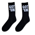 Got Em Black Unisex Socks