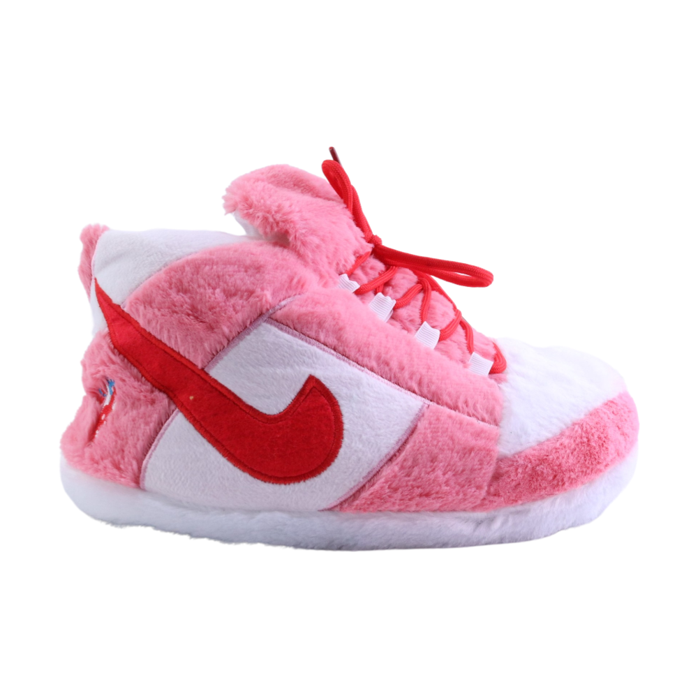 KIDS Pink Mist Retro Hi Top Trainer Slippers