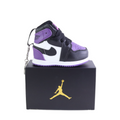 LKJ 1 Purple/Black Bag Charm With Box