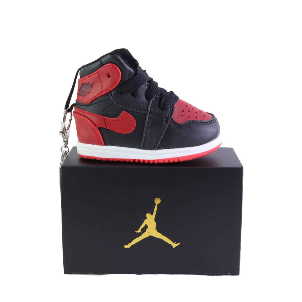LKJ 1 Red/Black Bag Charm With Box