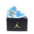 LKJ 1 Off White Blue Bag Charm With Box