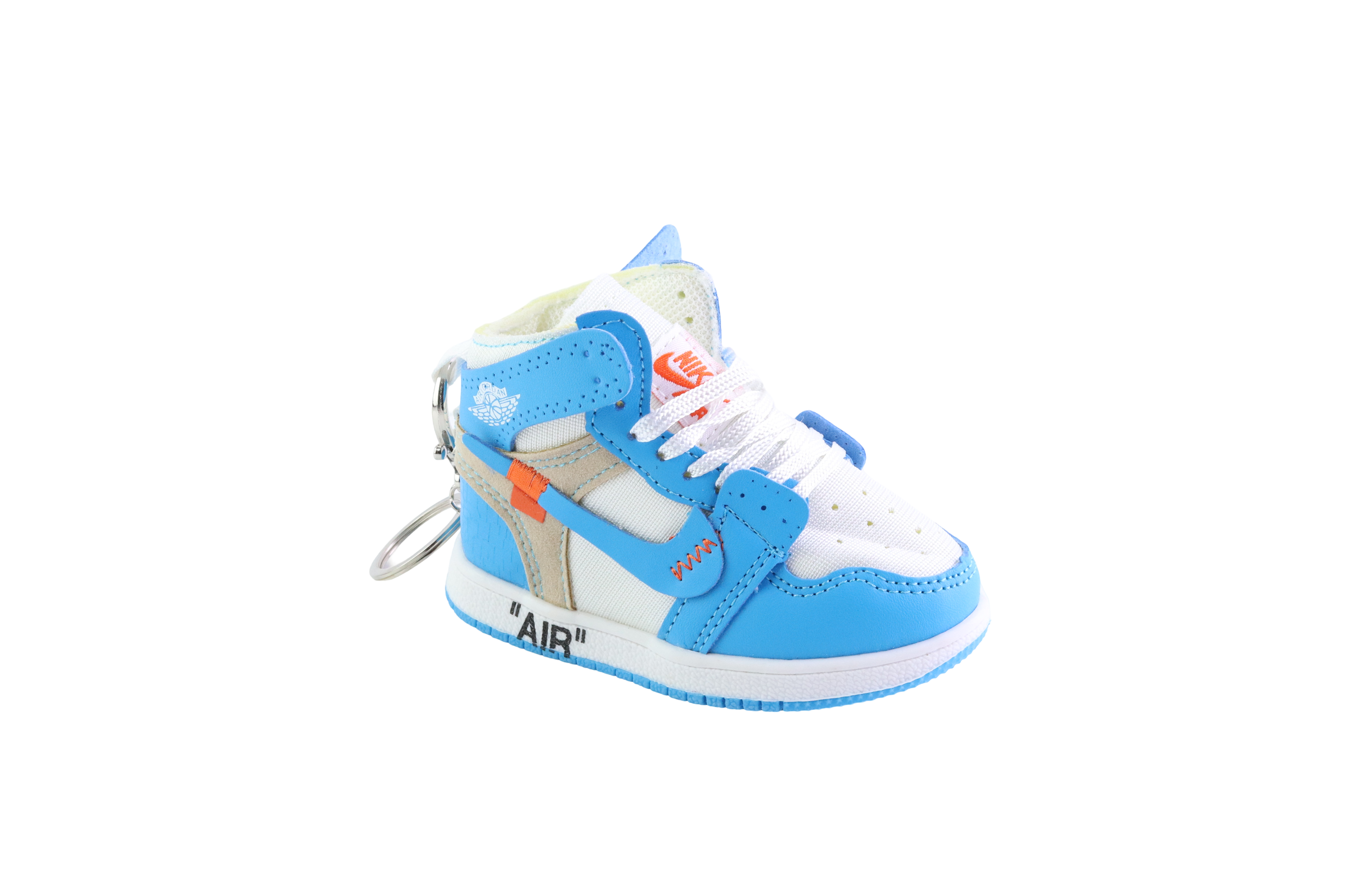 LKJ 1 Off White Blue Bag Charm With Box