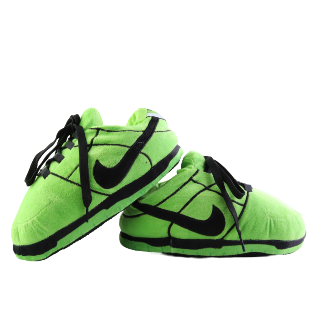 KIDS Power Puff Green Dunks Retro Low Top Unisex Trainer Sneaker Slippers